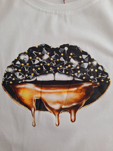 T-Shirt Black Lips