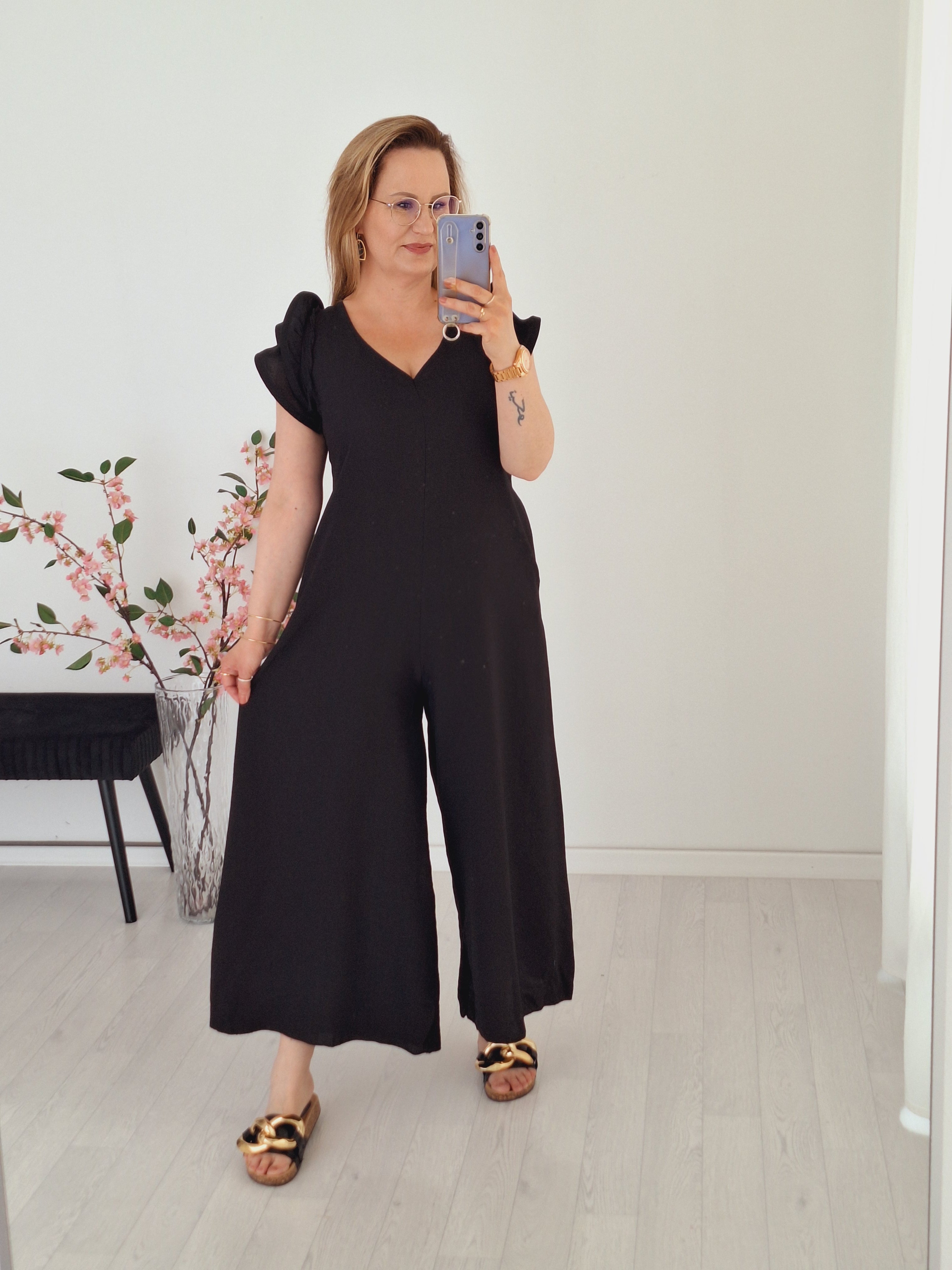 Jumpsuit Schwarz