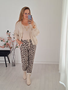 Joggpant Leo Creme