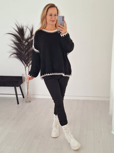 Oversize Strickpullover Hannah Schwarz