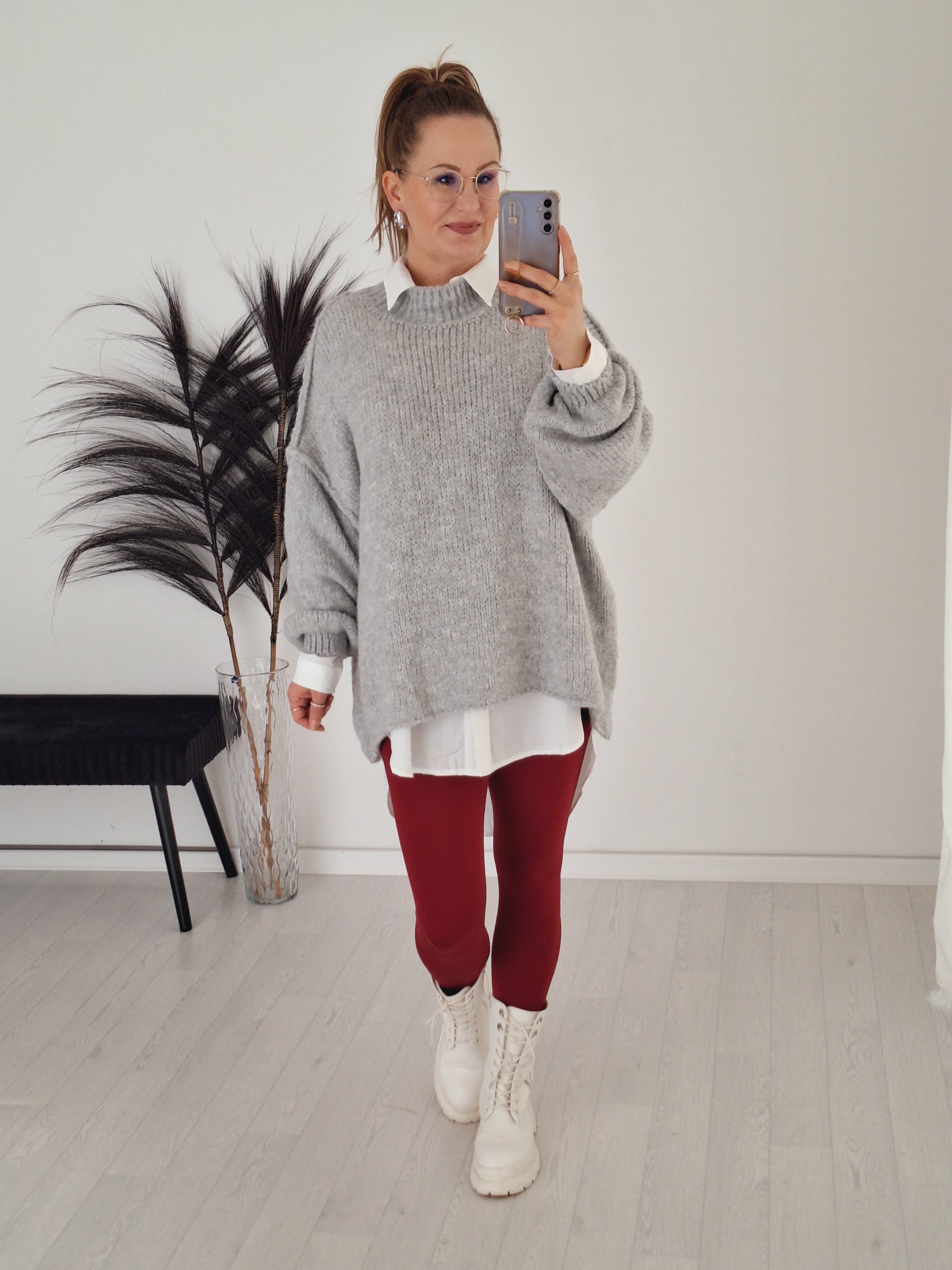 Oversize Strick Pullover Emma (ver. Farben)