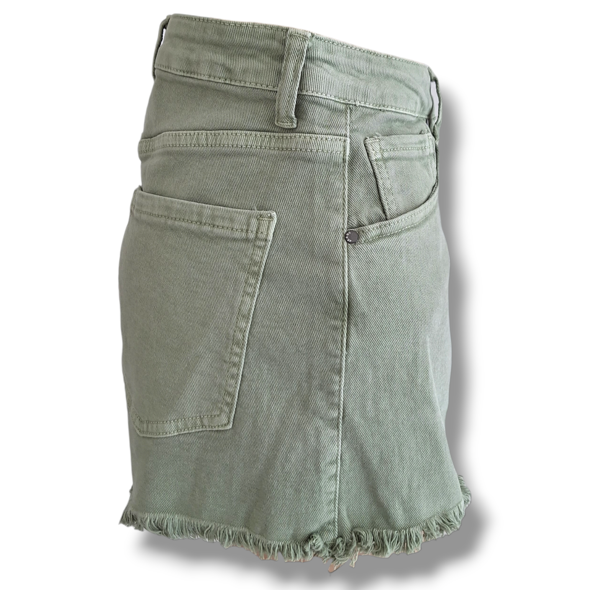 Stretch Jeans Short Khaki (ver. Größen)