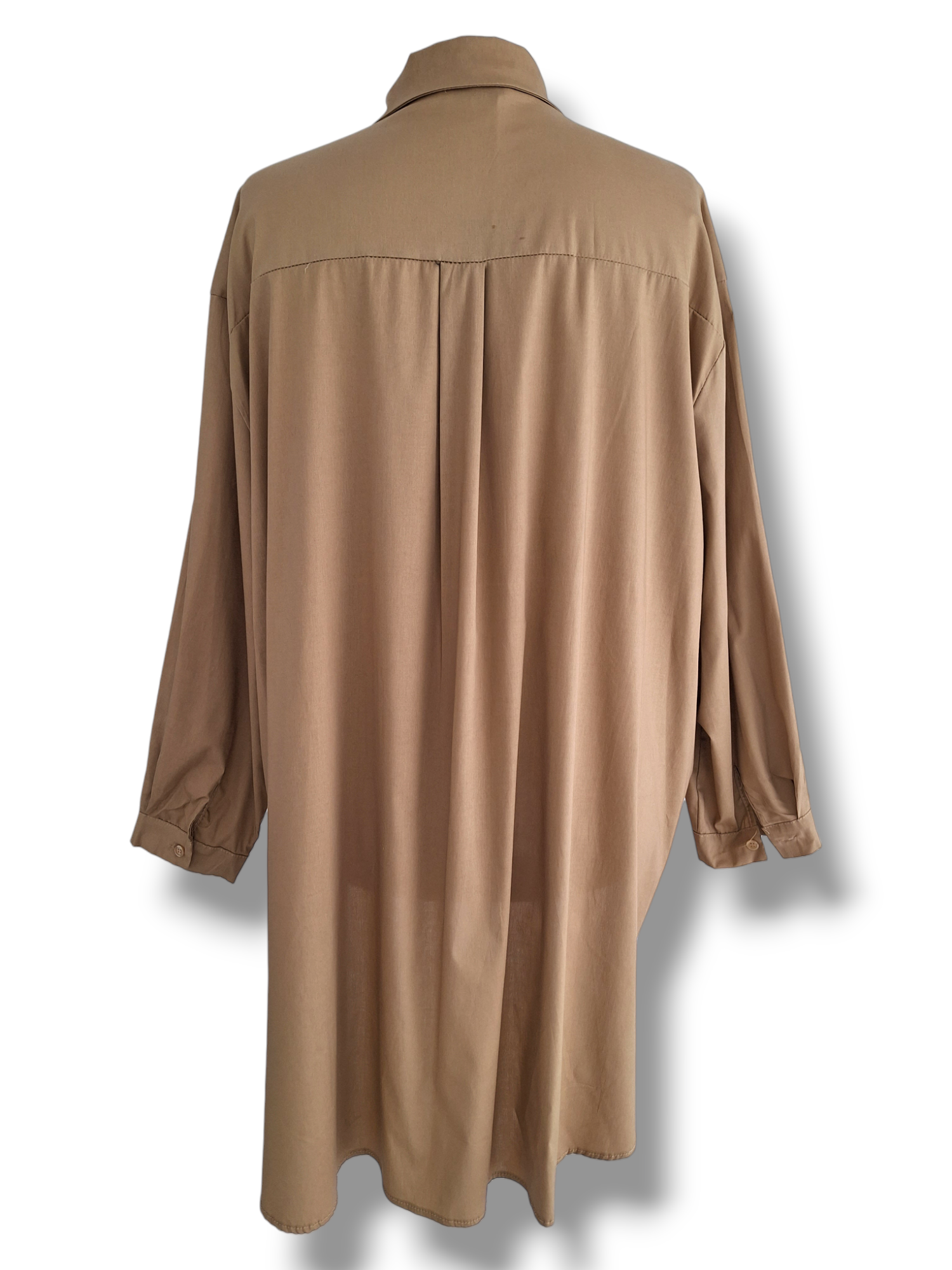 Oversize Long Bluse Camel