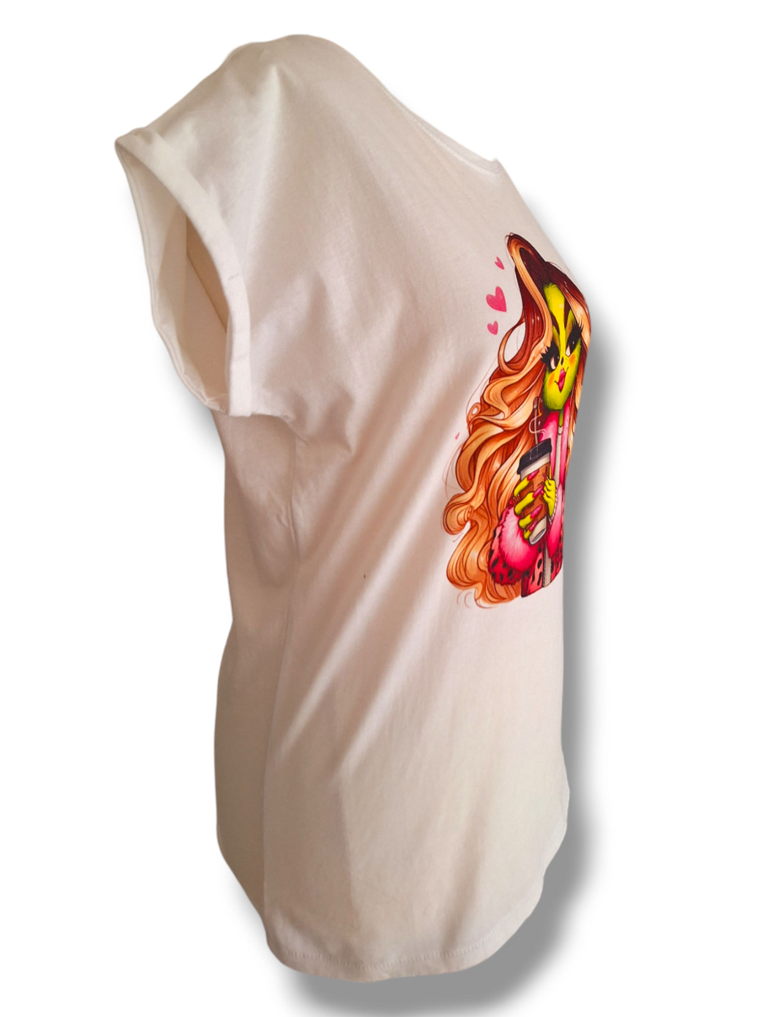 Leo-Gingirl T-Shirt (ver. Farben)  - Ladies Extended Shoulder Tee