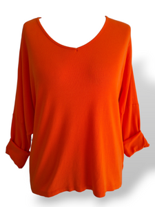 Basic Sweatshirt Orange