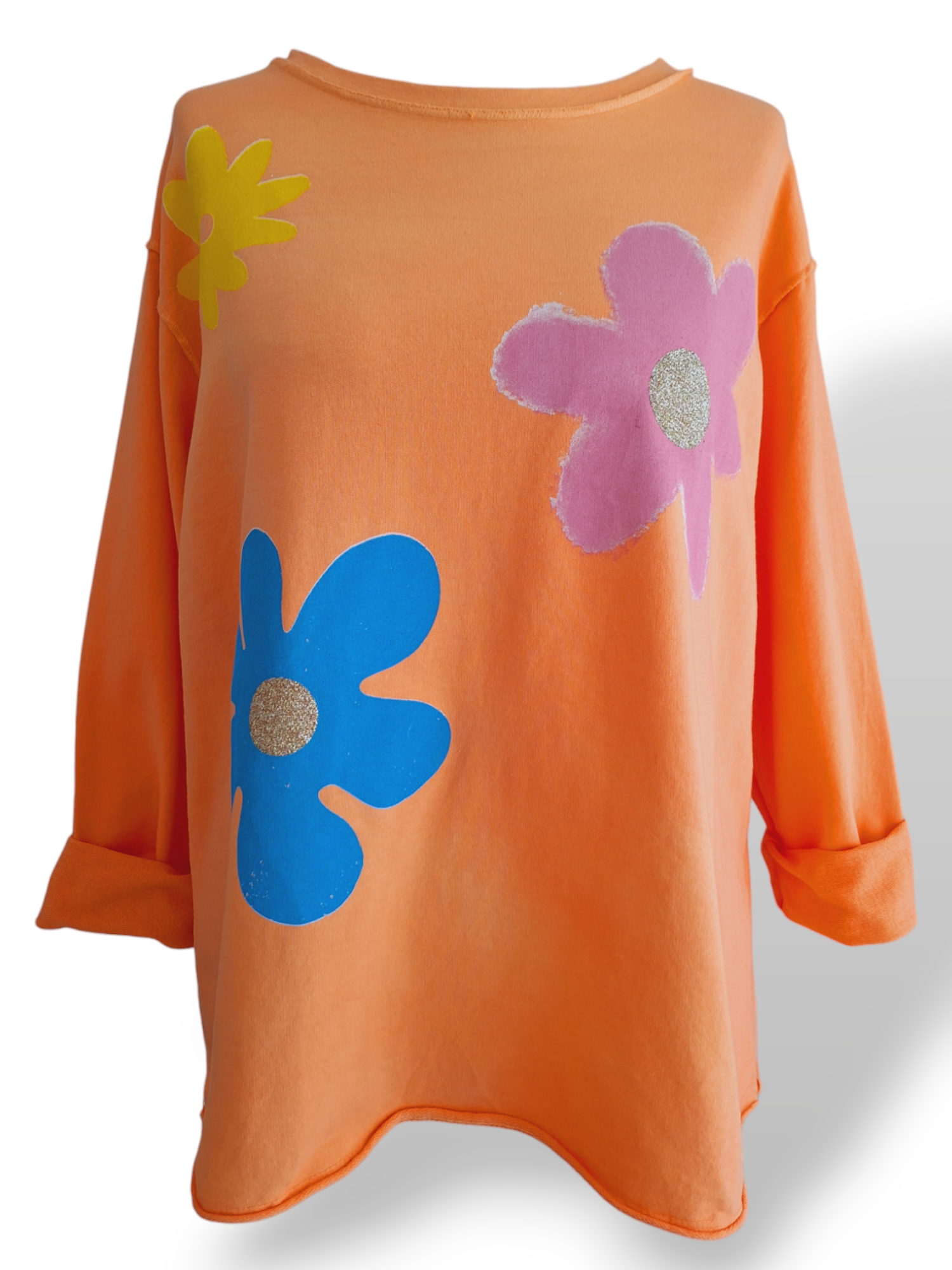 Sweatshirt Flower (ver. Farben)