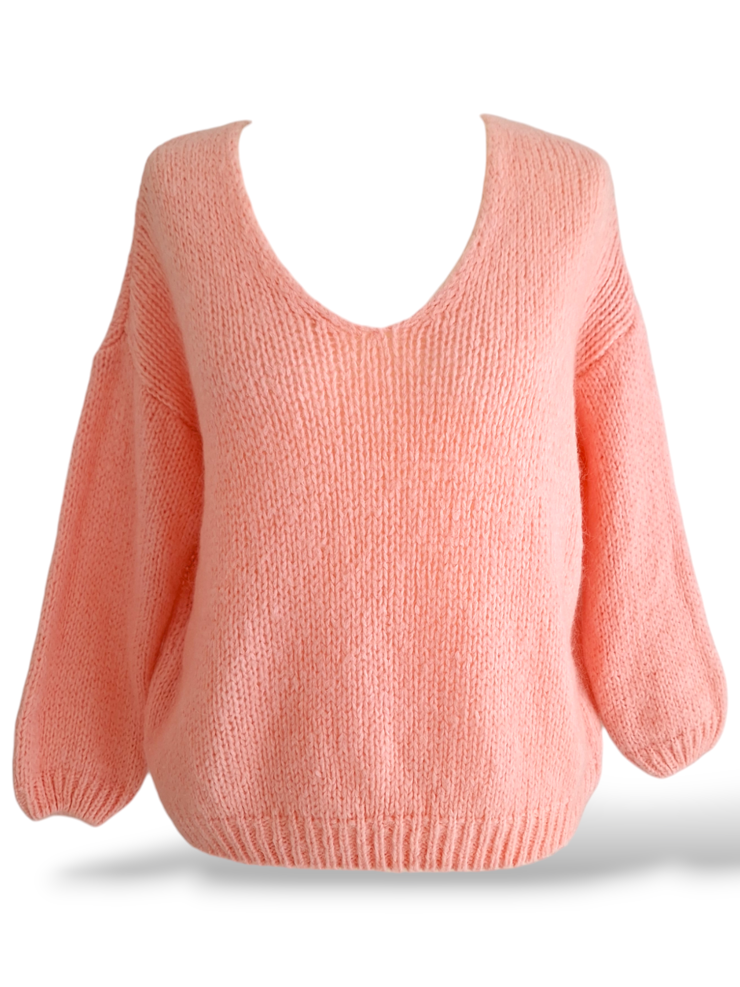 Strick Pullover Rose