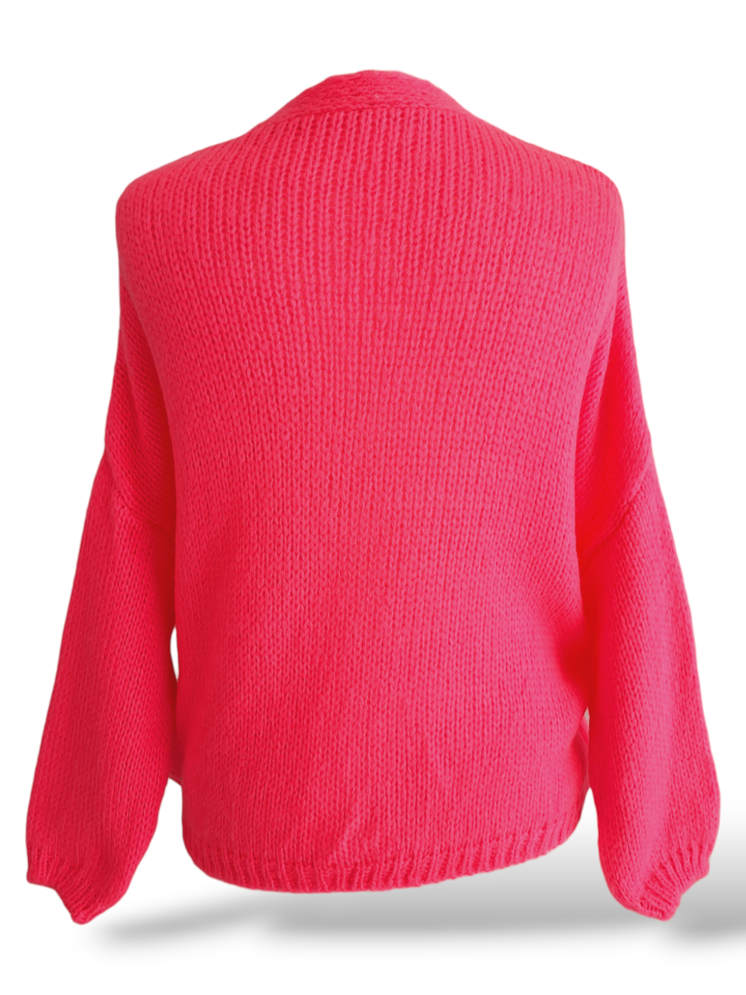 Strick Cardigan Millie Neon Pink