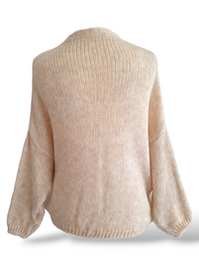 Strick Cardigan Millie Creme