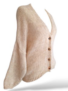 Strick Cardigan Millie Creme