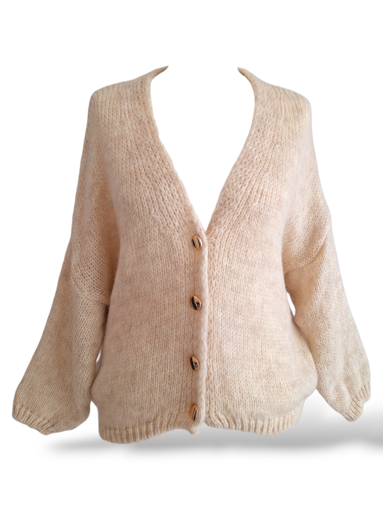 Strick Cardigan Millie Creme