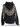 Feinstrick Hoodie Angel Schwarz