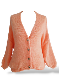 Strick Cardigan Millie Koralle