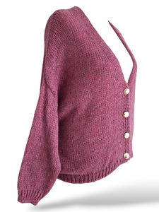 Strick Cardigan Millie Beere