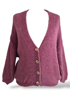 Strick Cardigan Millie Beere