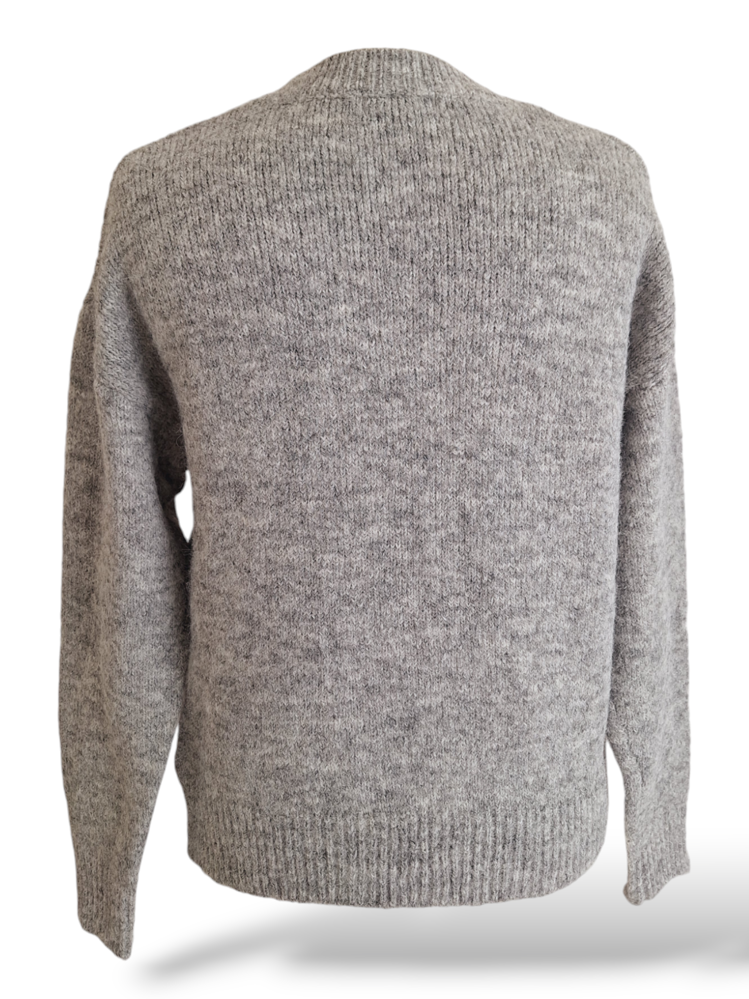 Strick Pullover Diamant Grau