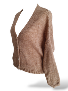 Strick Cardigan Millie Camel