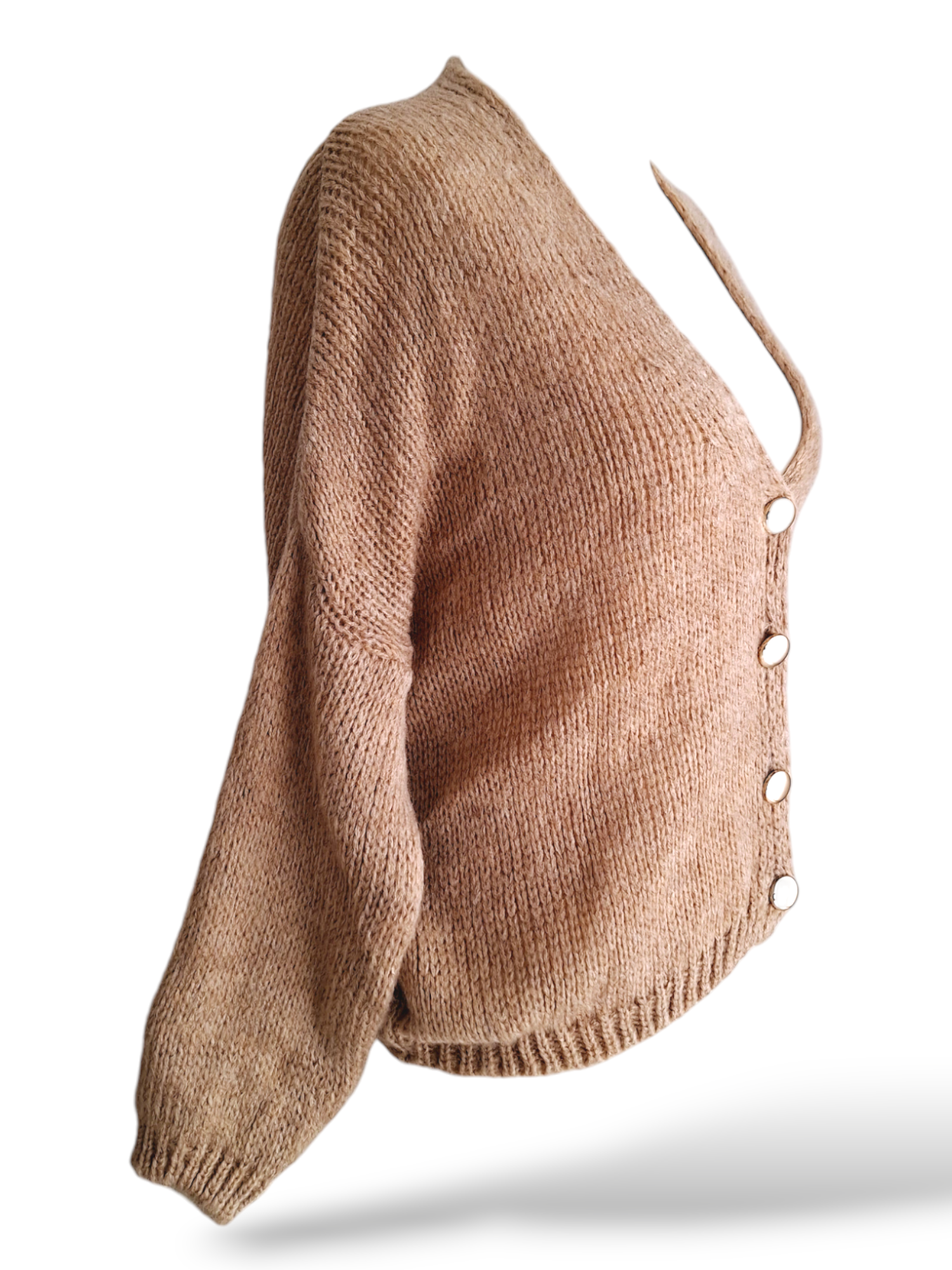 Strick Cardigan Millie Camel