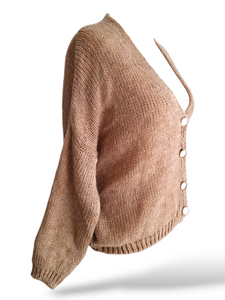 Strick Cardigan Millie Camel