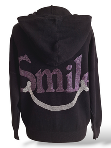 Feinstrick Hoodie Smiley