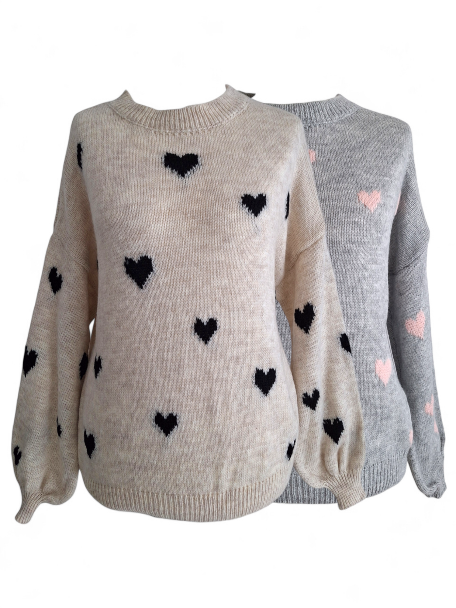 Strick Pullover Heart (ver. Farben)