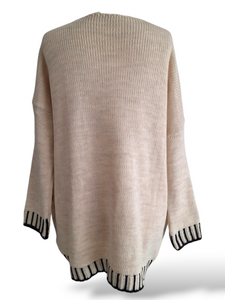 Oversize Strick Pullover Travel