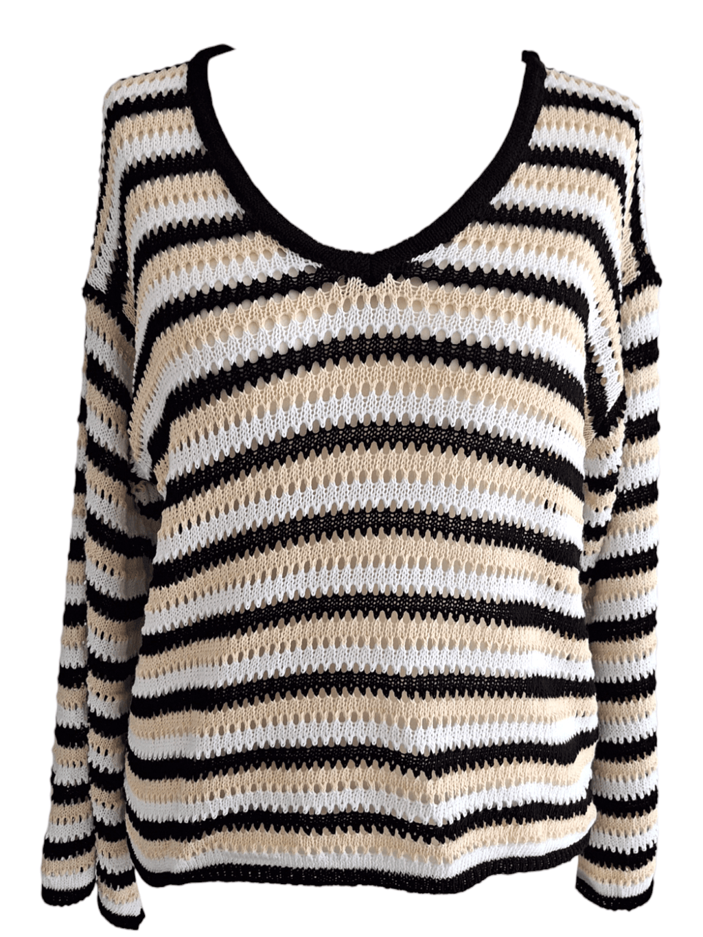 Lochstrickpullover Stripes - Your Style