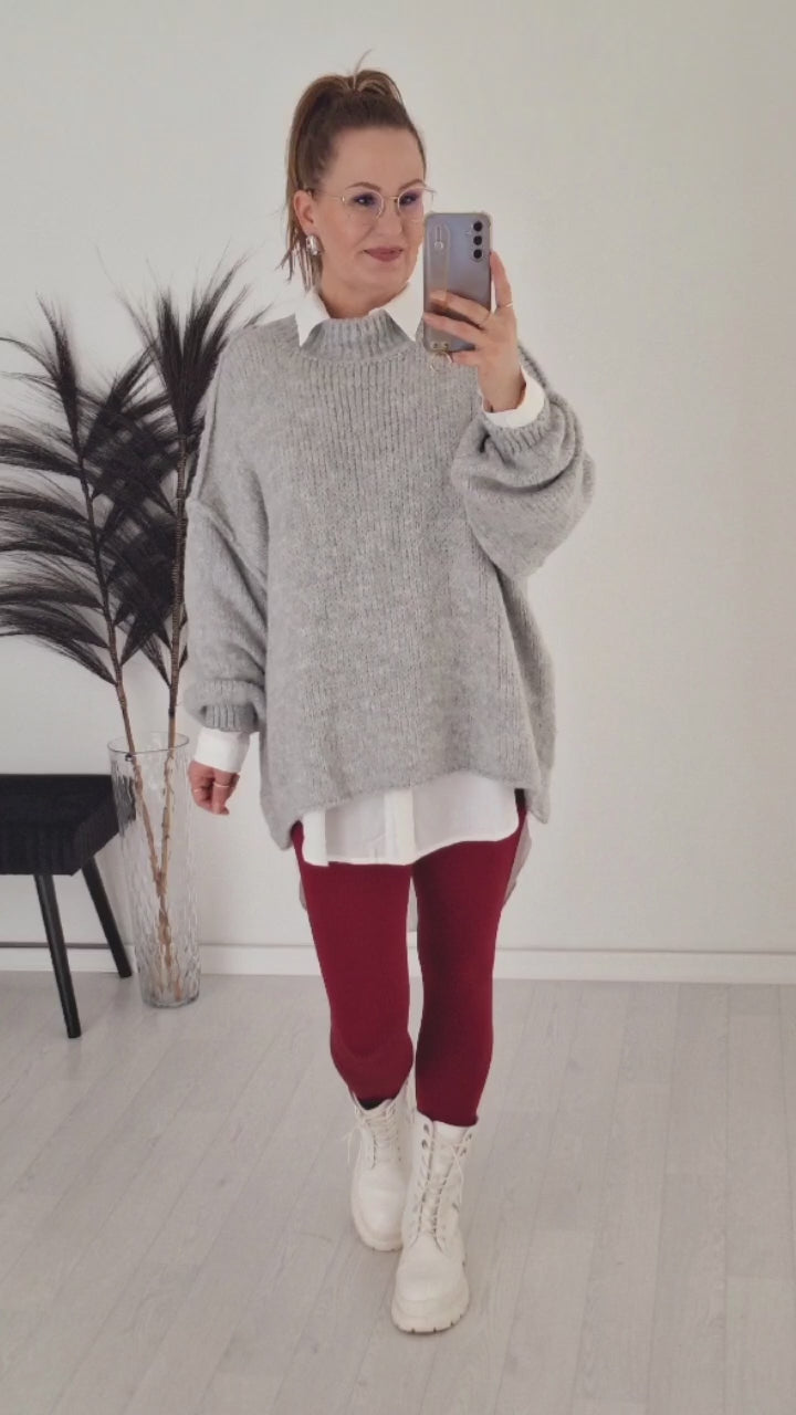 Oversize Strick Pullover Emma (ver. Farben)