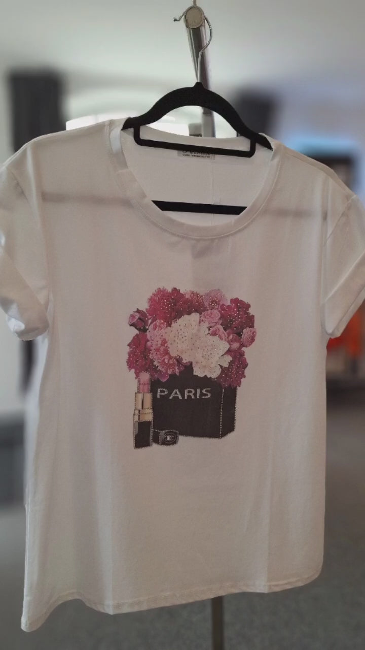 T-Shirt Paris Rose