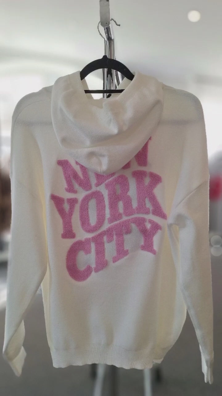 Feinstrick Hoodie NYC