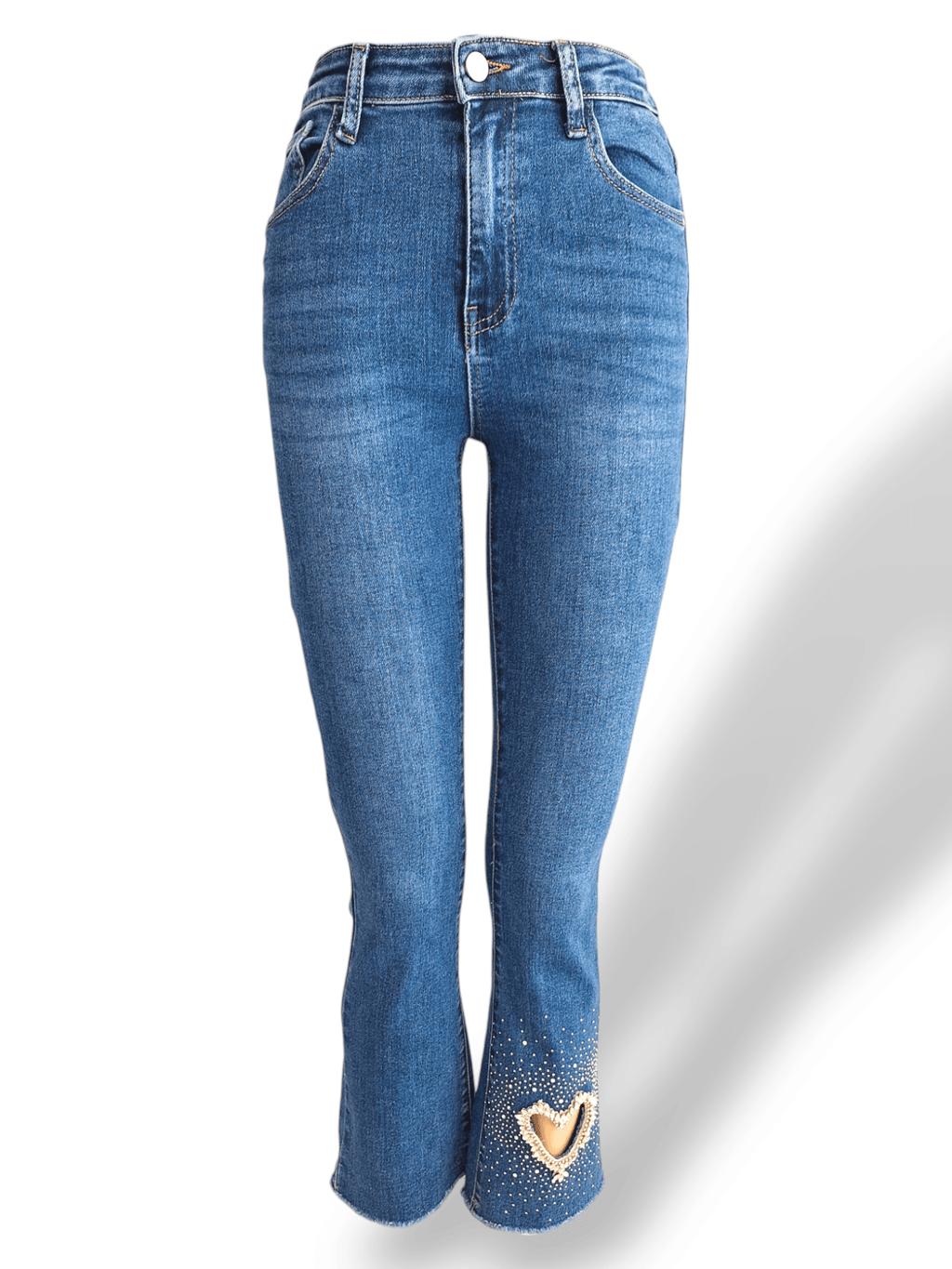 Stretch Jeans Diamant Heart (ver. Größen) - Your Style
