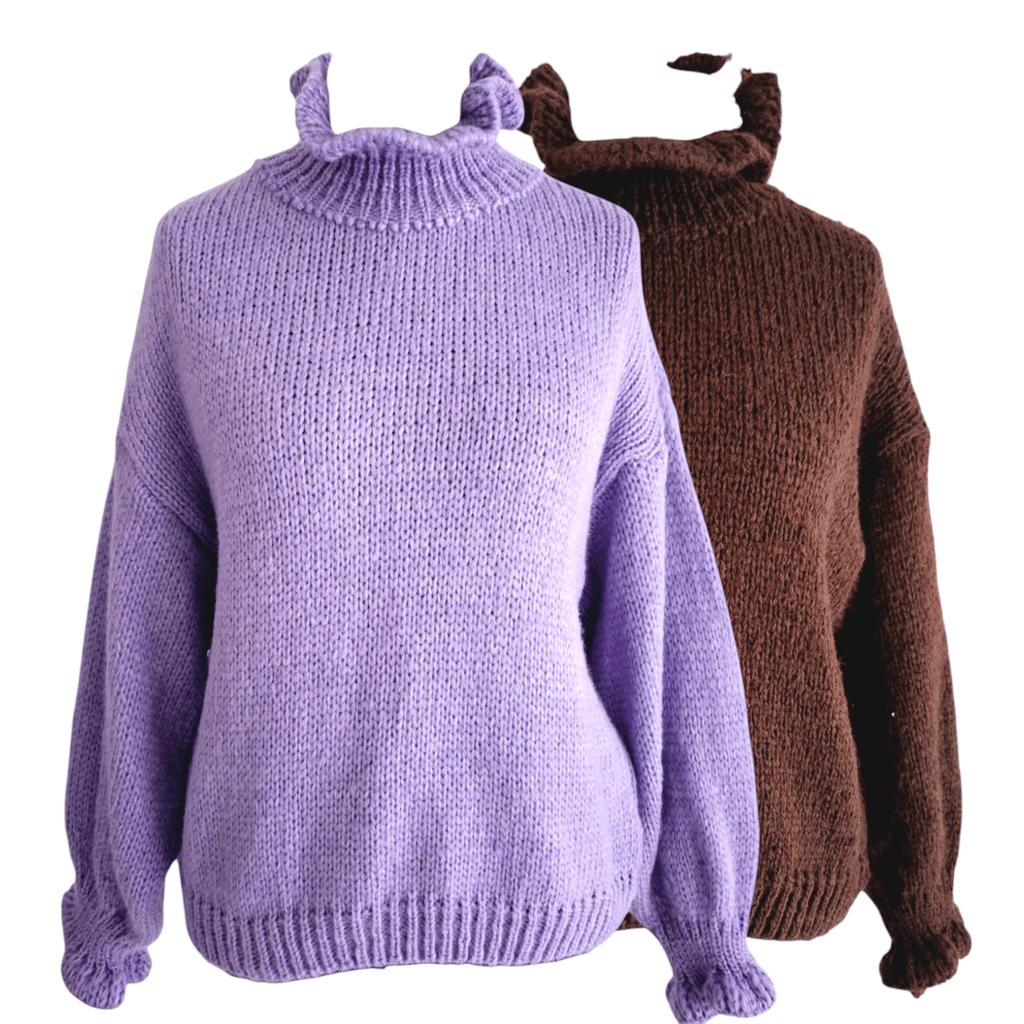 Strick Pullover Brandy Stehkragen (ver. Farben) - Your Style