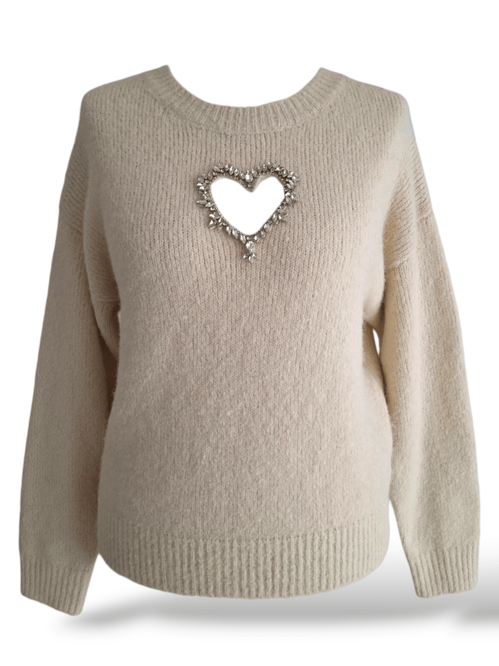 Strick Pullover Diamant Creme - Your Style