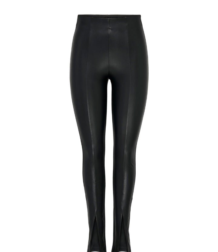 Leder Leggins Schwarz (ver. Größen) - Your Style